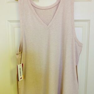 New Balance Light Pink Relaxed Tank Top